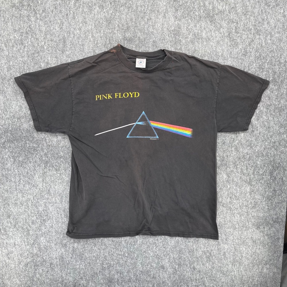 Vintage PINK FLOYD Dark Side of the Moon 1996 T-Shirt Large Double Sided Rare